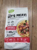 Soy-free ground meat substitute