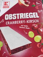 Obstriegel cranberry kirsch