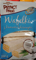 Wafelki z kremem kokosowym