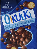 O!kulki ciasteczka w mlecznej czekoladzie