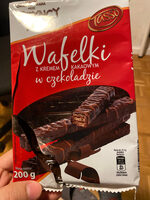 Wafelki z kremem kakaowym w czekoladzie