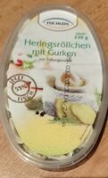 Heringsröllchen mit Gurken