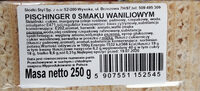 Pischinger o smaku waniliowym