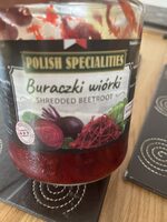 Shredded beetroot