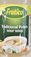 Traditional Polish sour soup