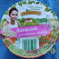 Buraczek z delikatną cebulką