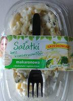 Sałatka makaronowa z brokułami i ogórkiem