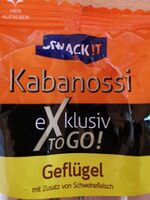 Kabanos to go - Geflügel mit Schweinefleisch