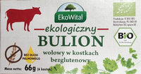Bulion ekologiczny, wołowy w kostkach