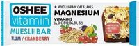 Vitamin Muesli Cereal Bar Plum / Cranberry