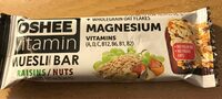 Oshee Vitamin Muesli Bar Hazlenut & Raisin