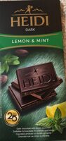 Dark Chocolate lemon & mint