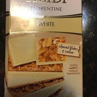 Florentine White with almond flakes