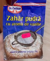 Zahăr pudră cu aromă de vanilie