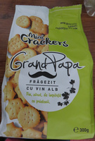 Mini crackers Grand Papa frăgezit cu vin alb