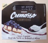 Danone Cremosso Tentatii Iaurt cremos cu gust de tarta cu branza si afine