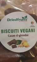 Biscuiți vegani cacao si Ghimbir