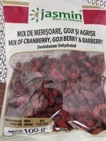 Mix de merişoare, goji şi agrişe deshidratate