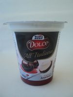 Zuzu Dolce Desert din iaurt si branza mascarpone cu crema cu gust de Amarena