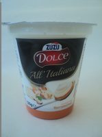 Zuzu Dolce Desert din iaurt si branza mascarpone cu crema cu gust de Torroncino