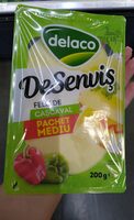Delaco cascaval felii 200 gr