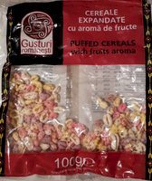 Gusturi romanesti Cereale expandate cu aroma de fructe