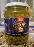 Mazare verde boabe, in conserva