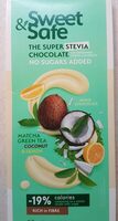White chocolate, matcha green tea, coconut  and lemon