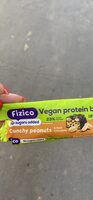 Vegan protein bar Crunchy peanuts & Dark Chocolate