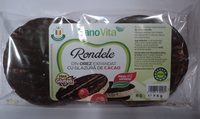 SanoVita Rondele din orez expandat cu glazura de cacao