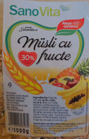 SanoVita fruit musli