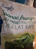 Spanac frunze taiate marunt, congelat