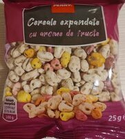 Cereale expandate cu aromă de fructe