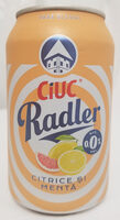 Radler citrice și mentă 0,0%