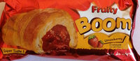 Croissant with strawberry jam