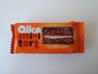 Alka Mini prăjitură cu cremă lapte, glazurată