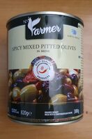 Spicy Mixed Pitted Olives in brine