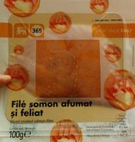 File somon afumat și feliat