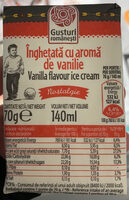 Înghețată cu aromă de vanilie