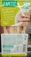 83810 Mega Apetit Sandwich cu salam banatean si cascaval afumat