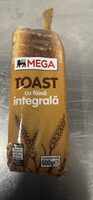 Sliced whole wheat flour toast bread