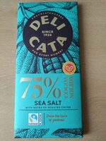 75% cocoa solids - Sea salt with notes of roasted cocoa