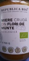 Miere crudă din flori de munte ecologica