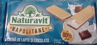Napolitane cremă de lapte și ciocolată