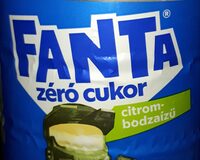 Fanta zéró cukor citrom- és bodzaízű