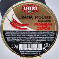 Libamáj Mousse pikánsan csípős