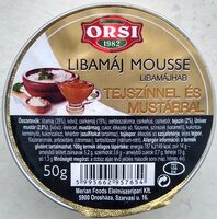 Libamáj Mousse tejszínnel és mustárral