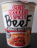 Cup Noodles 5 spices Beef Aromatic Spicy Soup