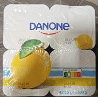 Danone citromos joghurt