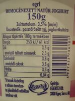 Egri natúr joghurt